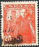 Spain 1948 Franco 25 CTS Rojo Edifil 1024